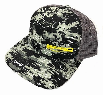 *SPRO TRUCKER HAT DIGITAL CAMO/GRAY YELLOW