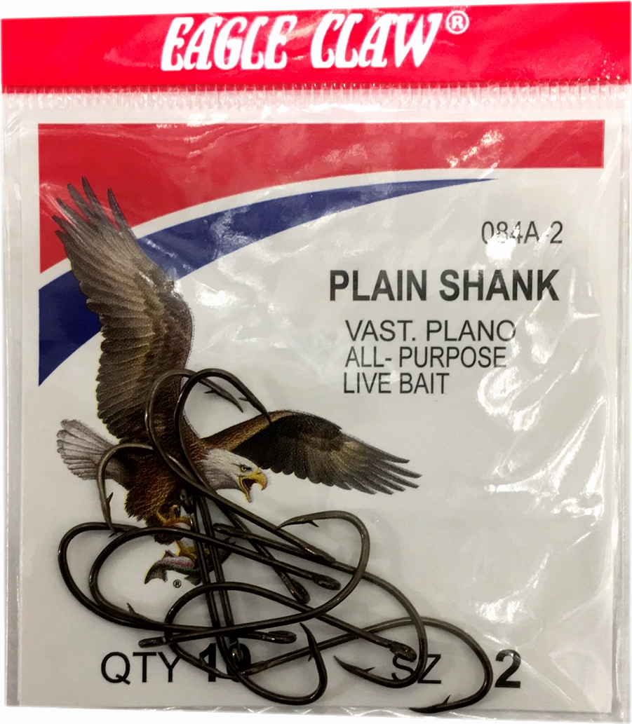 Eagle Claw 84A Plain Shank Hook