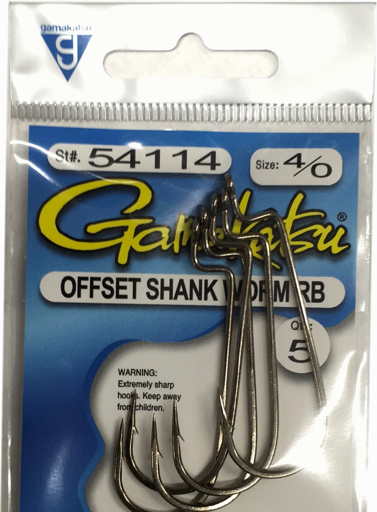 Gamakatsu Offset Shank Worm Hook