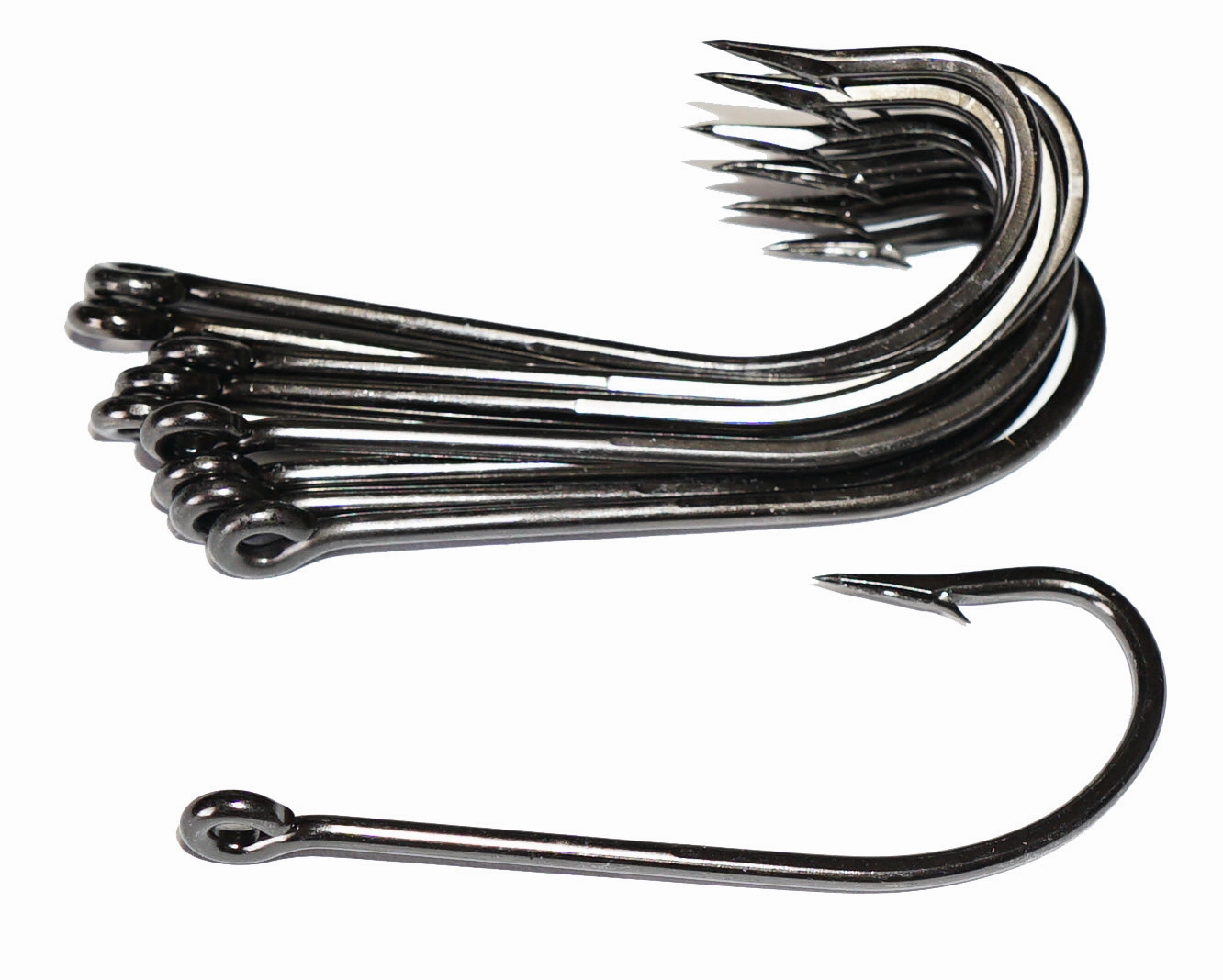 VMC Spinnerbait Trailer Hooks 9255 Black Nickel (10 Pack)